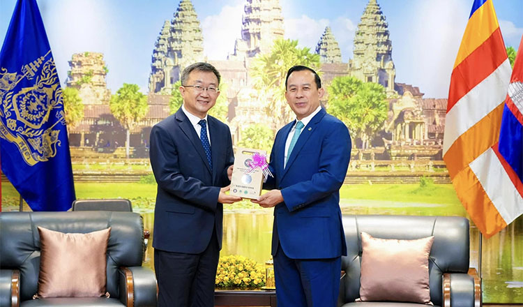 Cambodian tourism minister makes courtesy call to Shanxi’s director-general of foreign affairs