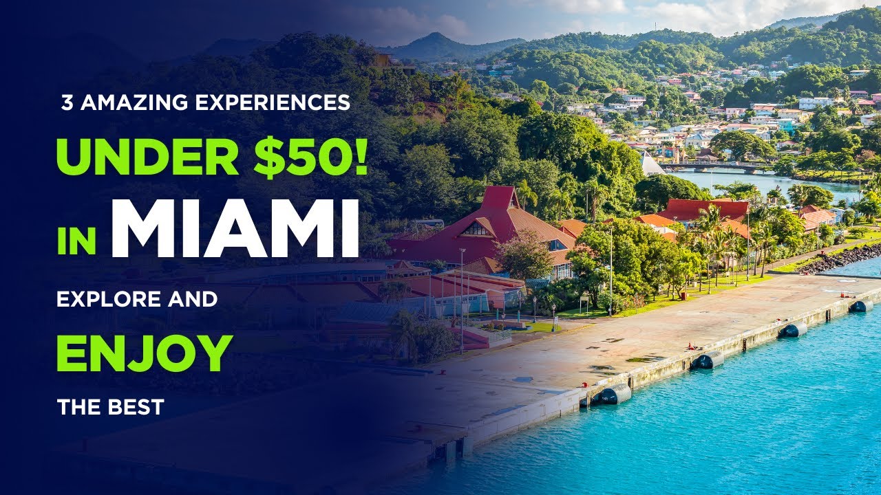 3 Amazing Experience Under $50 In Miami || Travel Guide